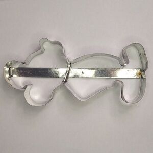Vintage Disney Silver Metal Mickey Mouse Cookie Cutter Made in the USA